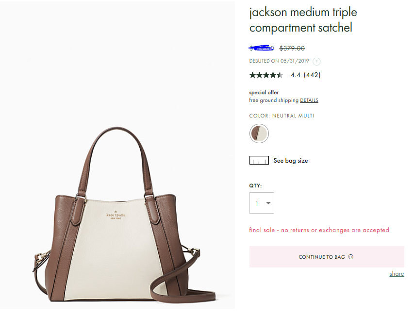 jackson medium triple compartment satchel_wkru7006 NEUTRAL MULTI