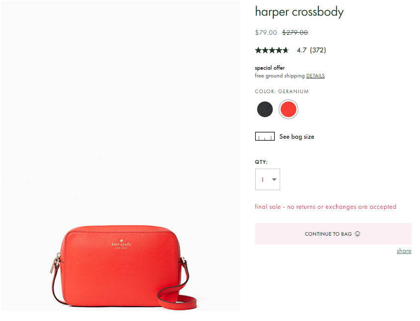 harper crossbody_wkr00062 GERANIUM