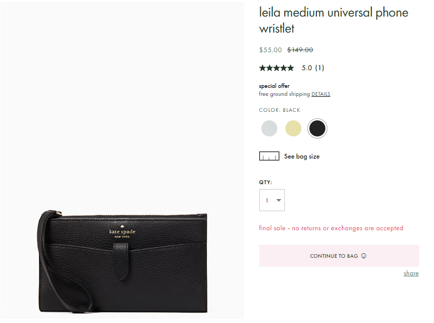 leila medium universal phone wristlet_wlr00393 BLACK