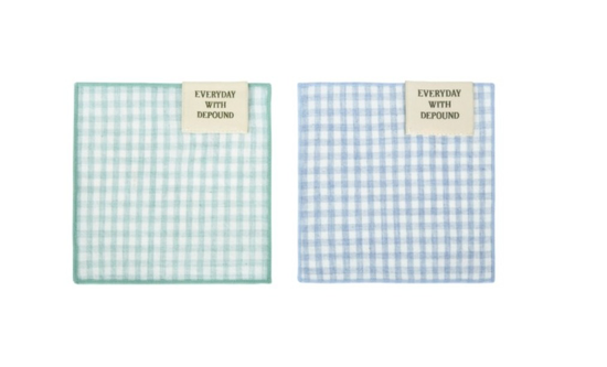 Tea Coaster (mint/blue set)