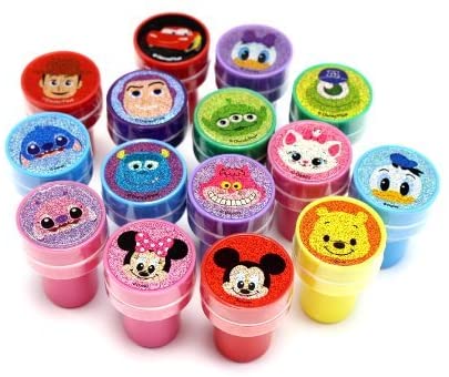 Disney Face Stamps, Set of 15, Includes Ink