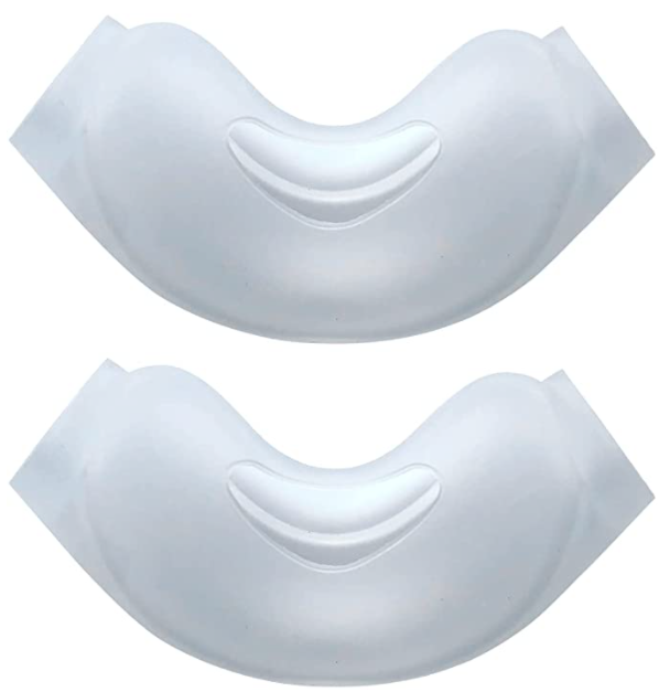 2 Pack Nasal Cushion for PR DreamWear, Much Soft Silicone Gel for CPCP Users (Size Medium)