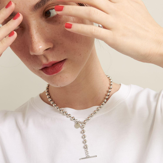 Ball Chain Short Necklace