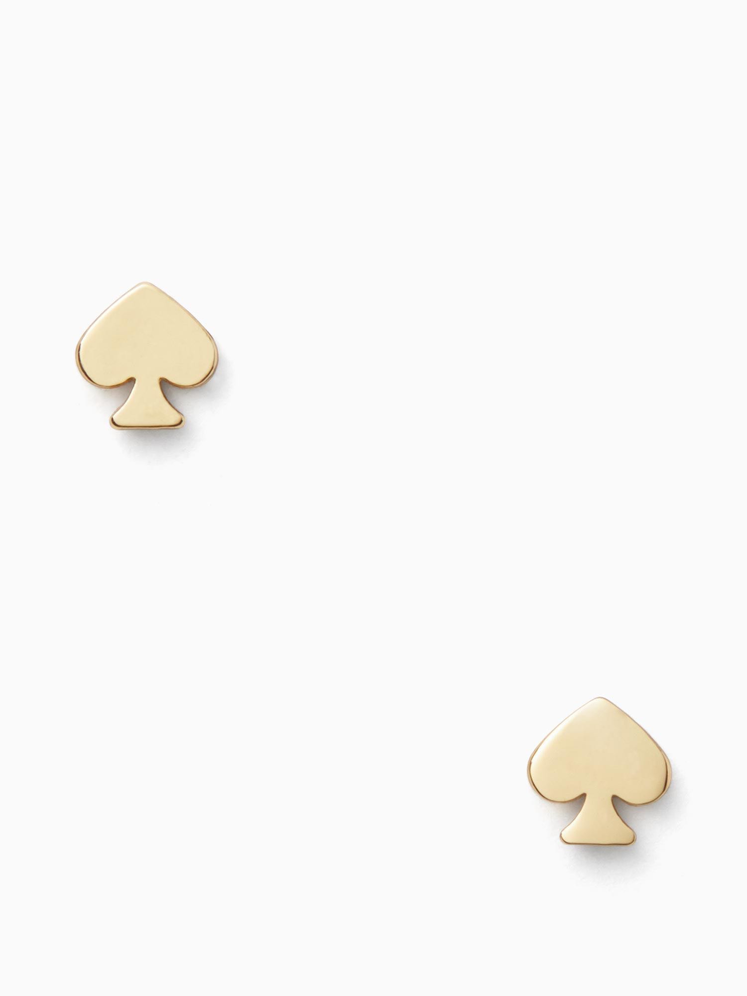 signature spade mini studs