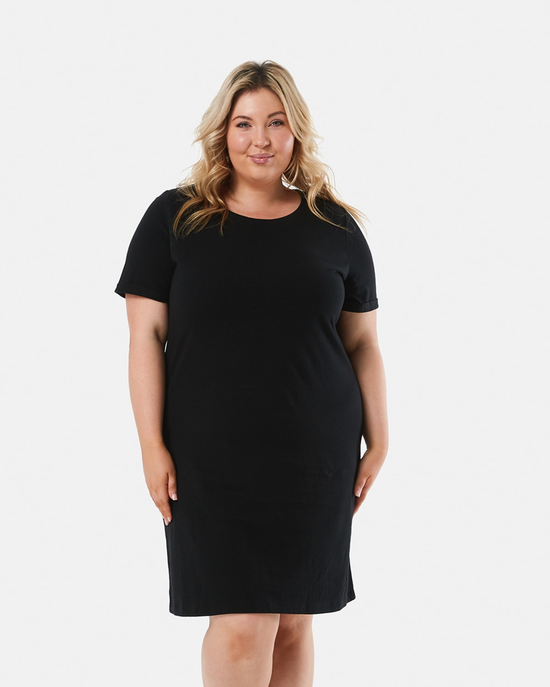 Curve Short Sleeve T-Shirt Dress