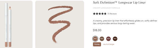 Sweet definition longwear lip liner