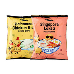 Hainanese Chicken Rice and Laksa Flavored Potato Chips