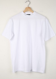 Basic Raised Neck T-Shirt