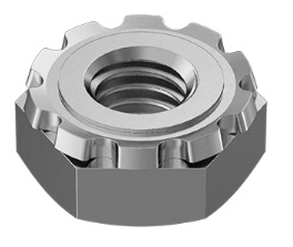 Locknut with External-Tooth Lock Washer