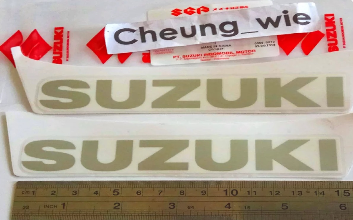 Stiker Tangki Suzuki 15cm
