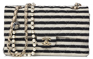 Jersey Quilted Medium Coco Sailor Flap Bag